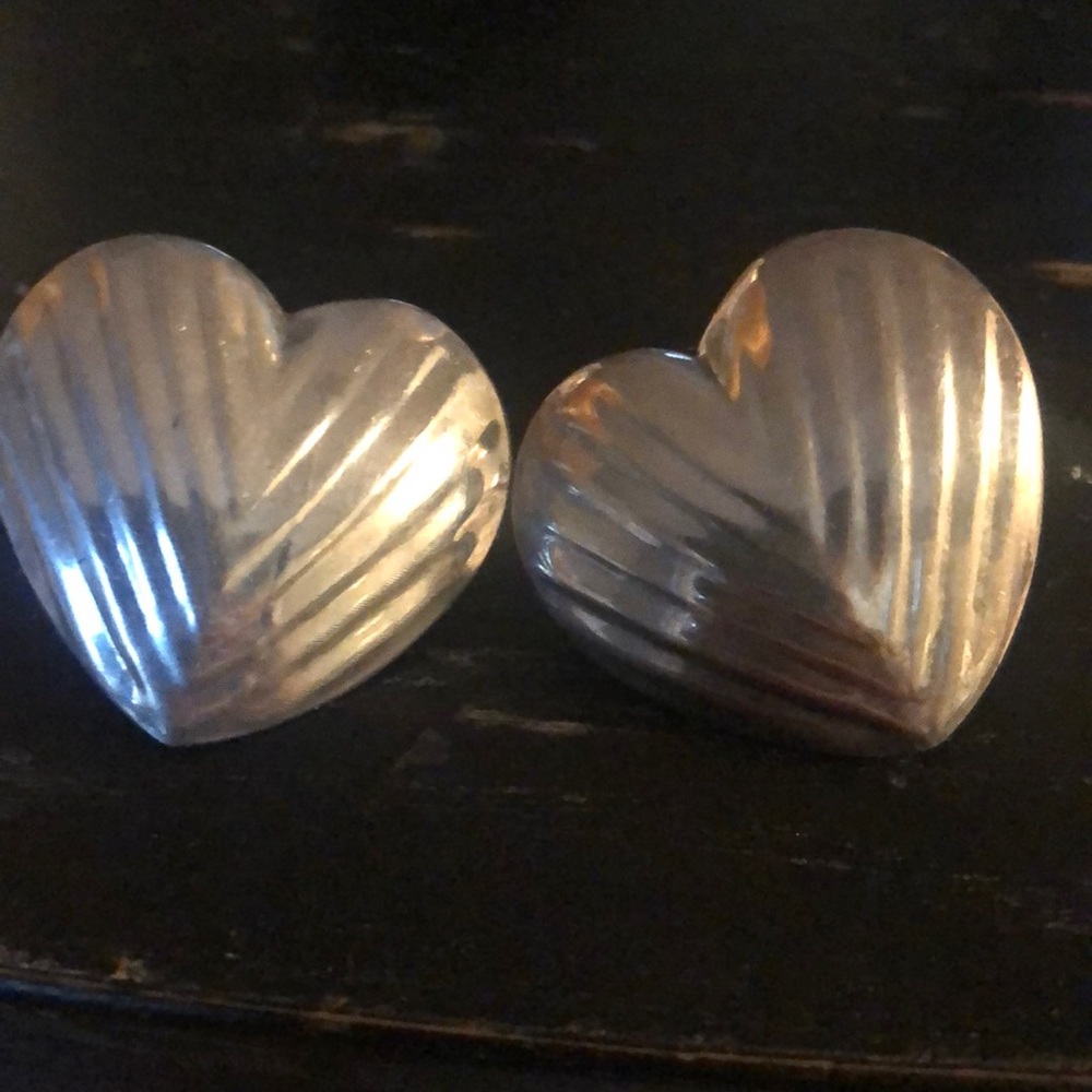 Heart Sterling Silver Earrings